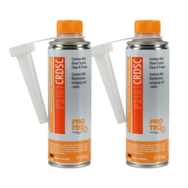 Set 2 Buc Pro Tec Common Rail Diesel System Clean Aditiv Curatare Sistem Common-Rail Diesel 375ML PRO2101